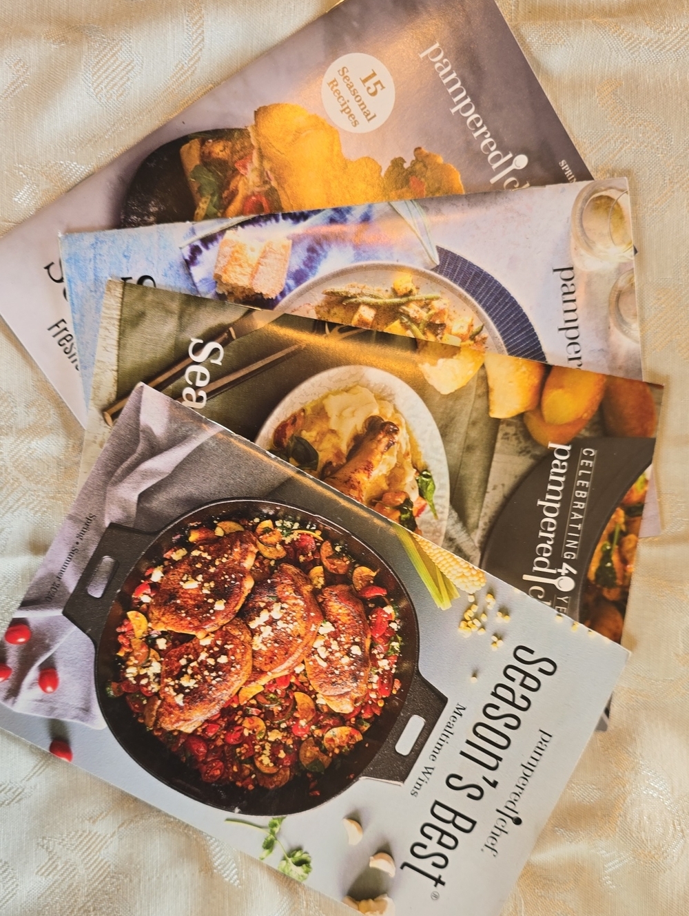 Pampered Chef Season's Best Cookbook Set